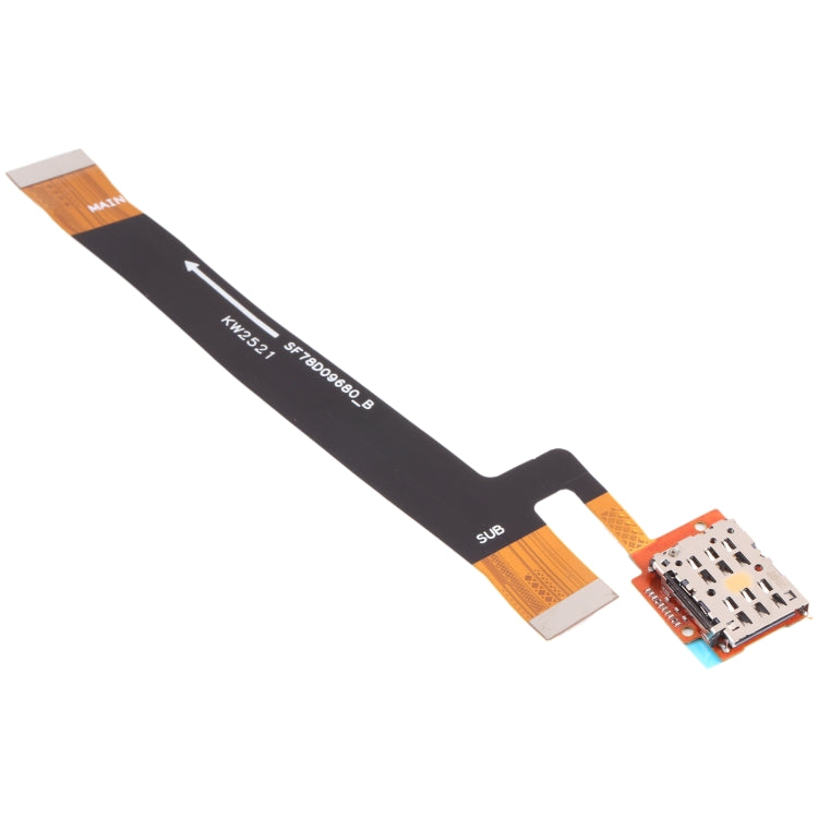 SIM Card Holder Socket with Flex Cable for Motorola Edge, For Motorola Edge