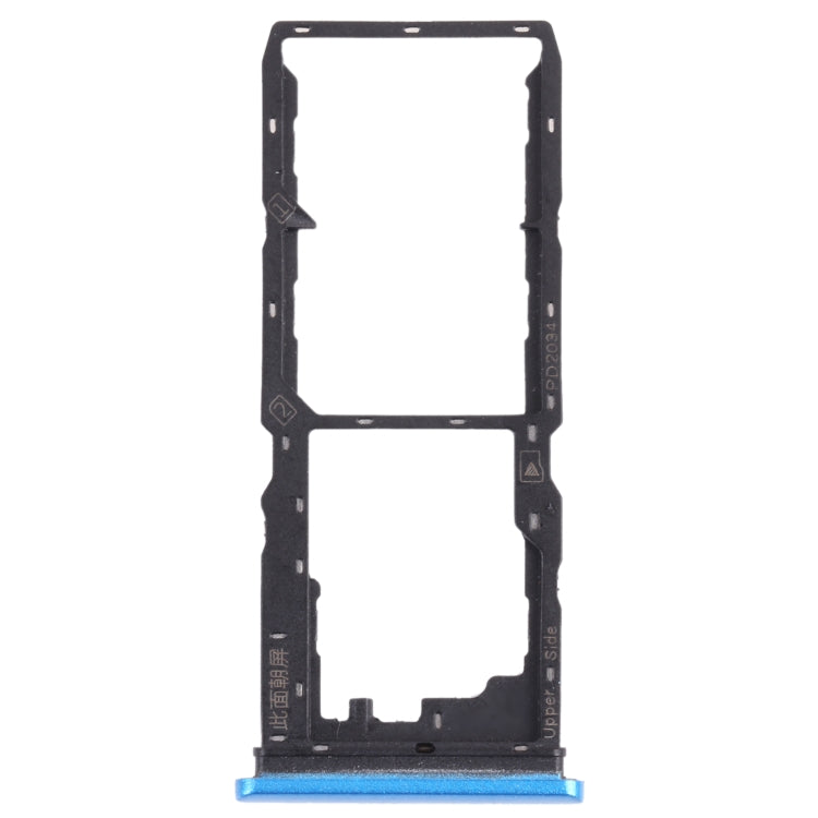 For vivo Y12S 2021 / Y12a V2069 SIM Card Tray + SIM Card Tray + Micro SD Card Tray, For vivo Y12S 2021 / Y12a