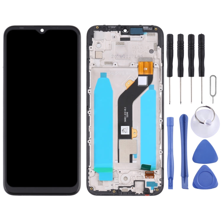 Original LCD Screen and Digitizer Complete Assembly with Frame for Tecno Spark Go 2020 / Spark 6 Go KE5J, For Tecno Spark Go 2020 / Spark 6 Go