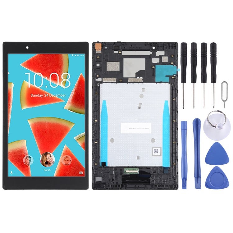 LCD Screen and Digitizer Full Assembly with Frame for Lenovo Tab 4 (8 inch) TB-8504, TB-8504X, TB-8504F, TB-8504N, For Lenovo Tab 4 (8 inch)