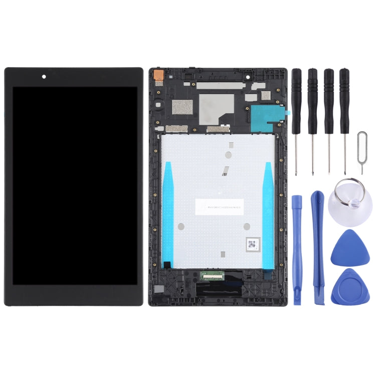 LCD Screen and Digitizer Full Assembly with Frame for Lenovo Tab 4 (8 inch) TB-8504, TB-8504X, TB-8504F, TB-8504N, For Lenovo Tab 4 (8 inch)