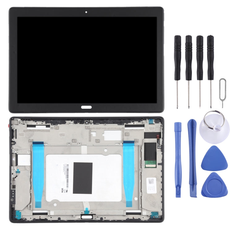 LCD Screen and Digitizer Full Assembly with Frame for Lenovo Tab P10 TB-X705, TB-X705L, TB-X705F, TB-X705N, For Lenovo Tab P10