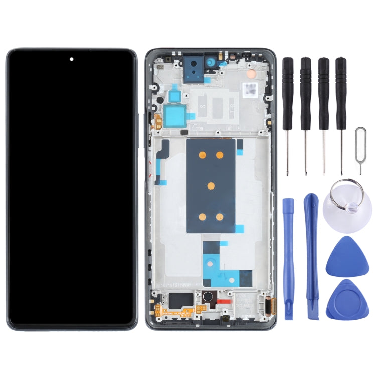 OLED Material Original LCD Screen and Digitizer Full Assembly with Frame for Xiaomi Mi 11T / 11T Pro, For Xiaomi Mi 11T / 11T Pro(Original)