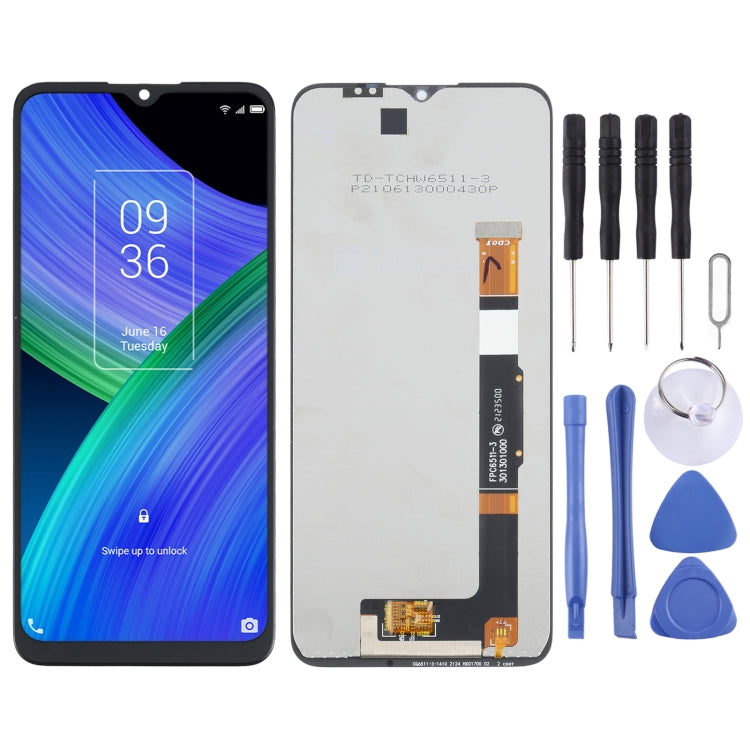 Full LCD Screen and Digitizer Assembly for TCL 20 R 5G / 20 XE, For TCL 20 R 5G / 20 XE (TFT)