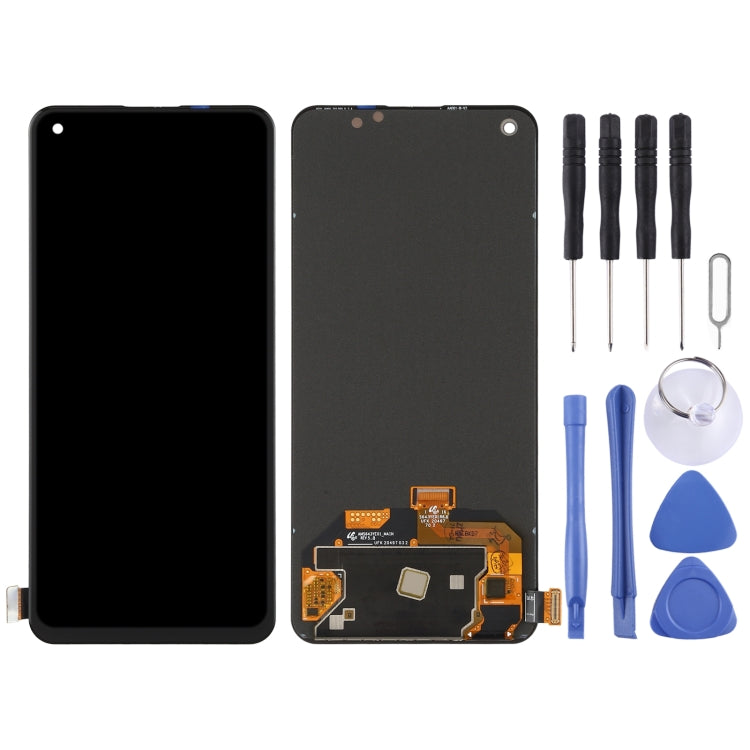 AMOLED Material Original LCD Screen and Digitizer Full Assembly for OPPO Reno7 5G CPH2371, For OPPO Reno7 5G(AMOLED)