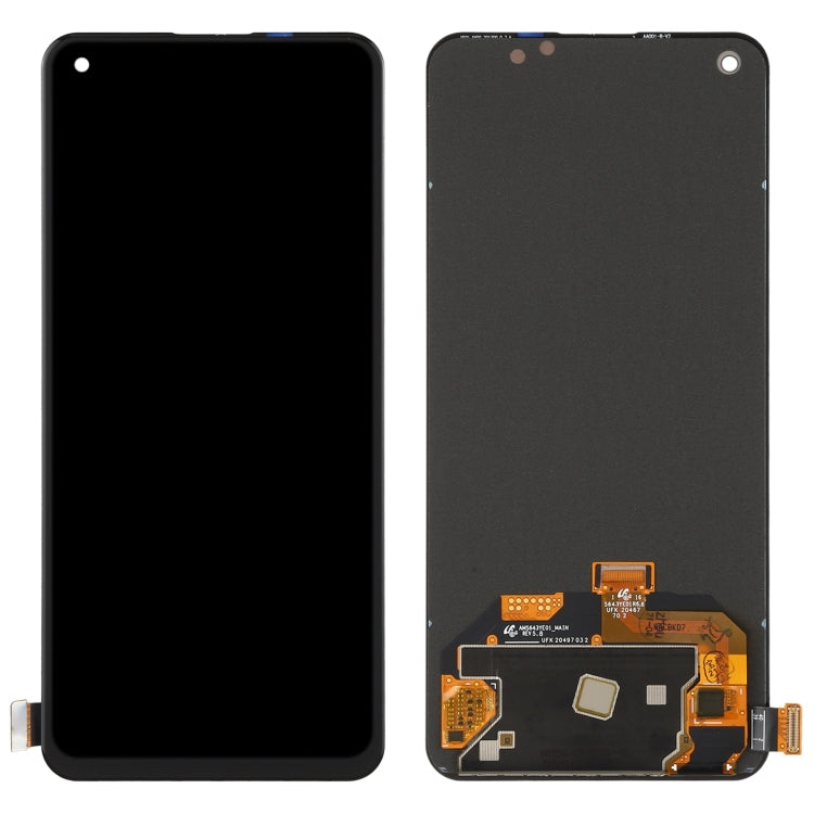 AMOLED Material Original LCD Screen and Digitizer Full Assembly for OPPO Reno7 5G CPH2371, For OPPO Reno7 5G(AMOLED)