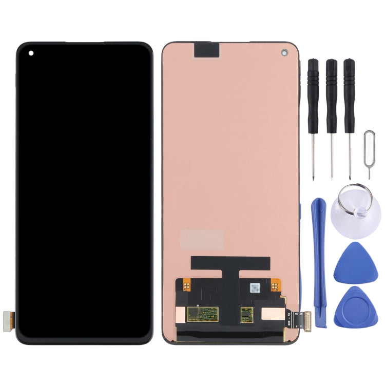 AMOLED Material Original LCD Screen and Digitizer Full Assembly for OPPO Reno7 Pro 5G CPH2293, For OPPO Reno7 Pro 5G(AMOLED)