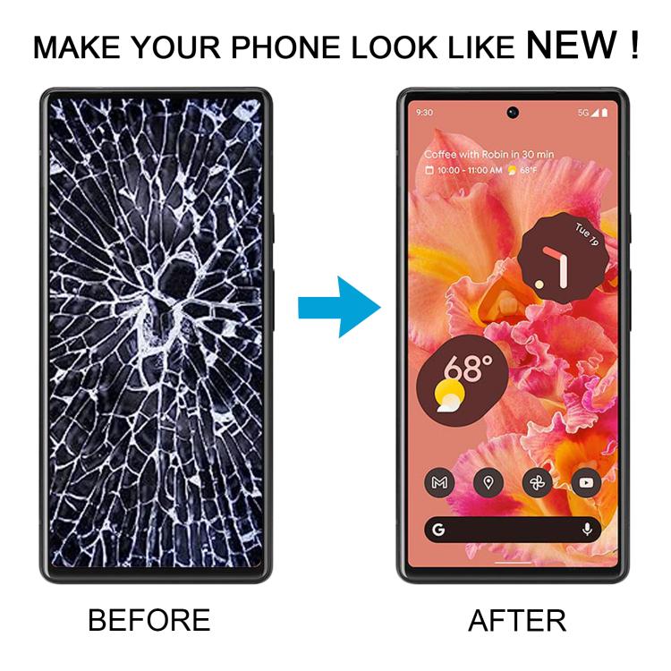 AMOLED LCD Screen and Digitizer Full Assembly with Frame for Google Pixel 6, For Google Pixel 6 (Original)