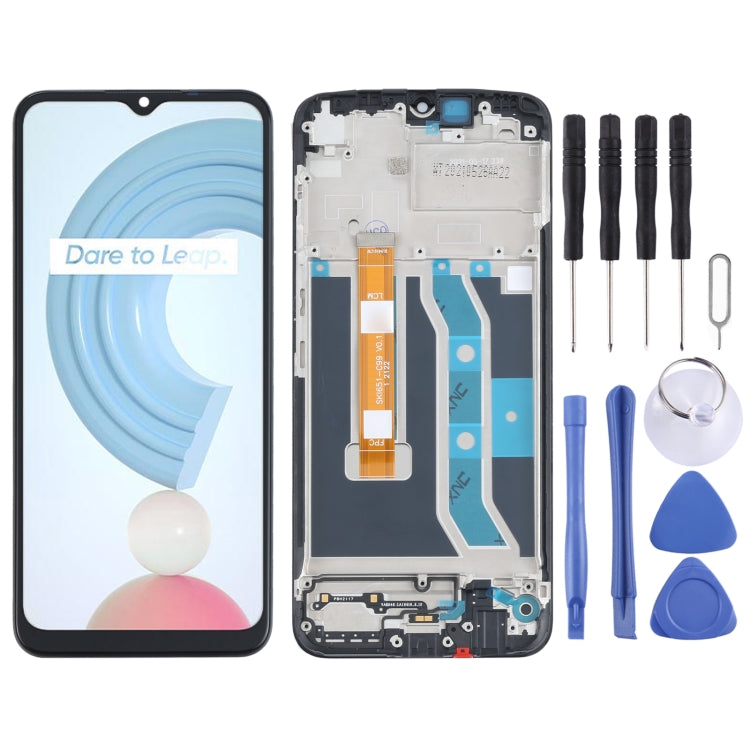 Original LCD Screen and Digitizer Full Assembly with Frame for OPPO Realme C21Y / Realme C25Y, For OPPO Realme C21Y (Original)