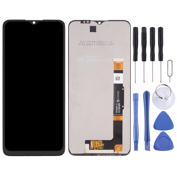 Full LCD Screen and Digitizer Assembly for TCL 20B, For TCL 20B (TFT)