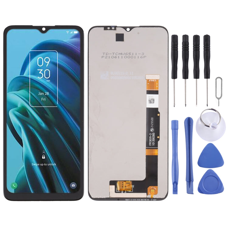 Full LCD Screen and Digitizer Assembly for TCL 30 XE 5G, For TCL 30 XE 5G (TFT)