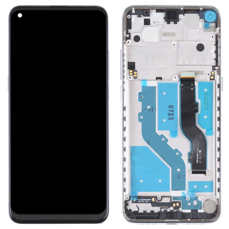 Schermo LCD e digitalizzatore assemblaggio completo con cornice per TCL 10L / 10 Lite T770H, For TCL 10L / 10 Lite(Silver), For TCL 10L / 10 Lite