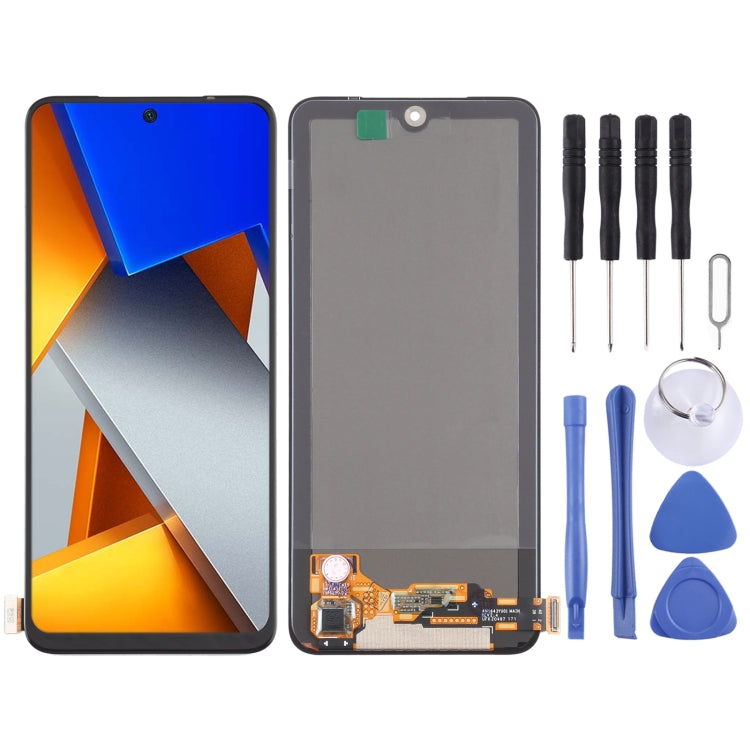 Materiale AMOLED Schermo LCD originale e digitalizzatore assemblaggio completo per Xiaomi Poco M4 Pro, For Xiaomi Poco M4 Pro(AMOLED)