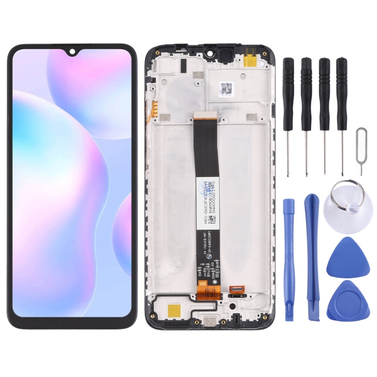 Original LCD Screen and Digitizer Full Assembly with Frame for Xiaomi Redmi 9A / Redmi 9C / Redmi 9C NFC / Redmi 9AT / Redmi 9i / Redmi 9 Activ / Poco C31 / Redmi 10A, For Xiaomi Redmi 9A / Redmi 9C(Original)