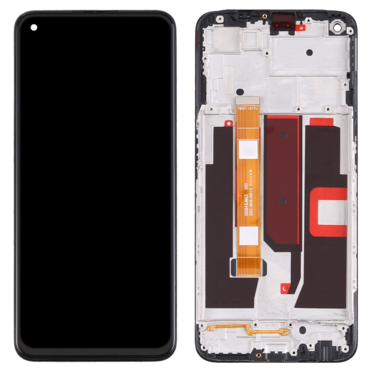 Original LCD Screen and Digitizer Full Assembly with Frame for OPPO A74 5G CPH2197 CPH2263, For OPPO A74 5G(Original)