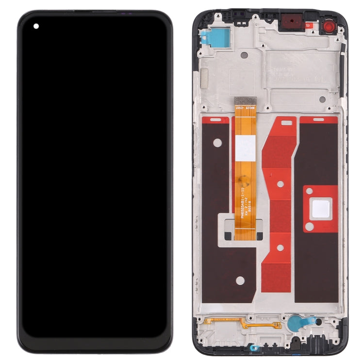 LCD Screen and Digitizer Full Assembly with Frame for OPPO A54 4G/A55 4G CPH2325 CPH2239, For OPPO A54 4G/A55 4G