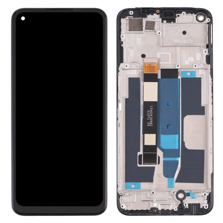 LCD Screen and Digitizer Full Assembly with Frame for OPPO Realme 8 5G, For OPPO Realme 8 5G