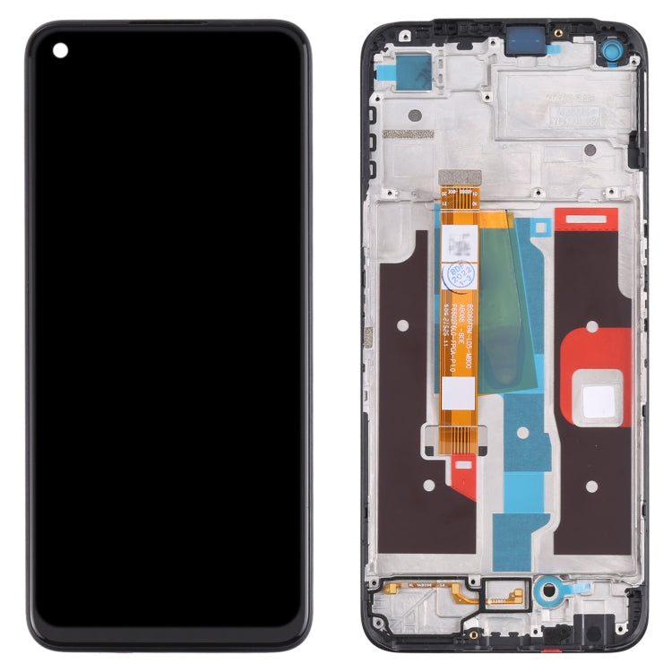 LCD Screen and Digitizer Full Assembly with Frame for OPPO Realme 8i RMX3151, For OPPO Realme 8i