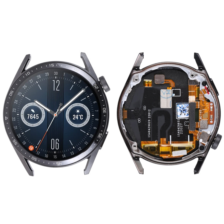 Per Huawei Watch GT 3 46mm edizione cavo singolo digitalizzatore schermo LCD originale assemblaggio completo con telaio, For Huawei Watch GT 3 46mm Single Cable Edition (Black), For Huawei Watch GT 3 46mm Single Cable Edition (Silver)