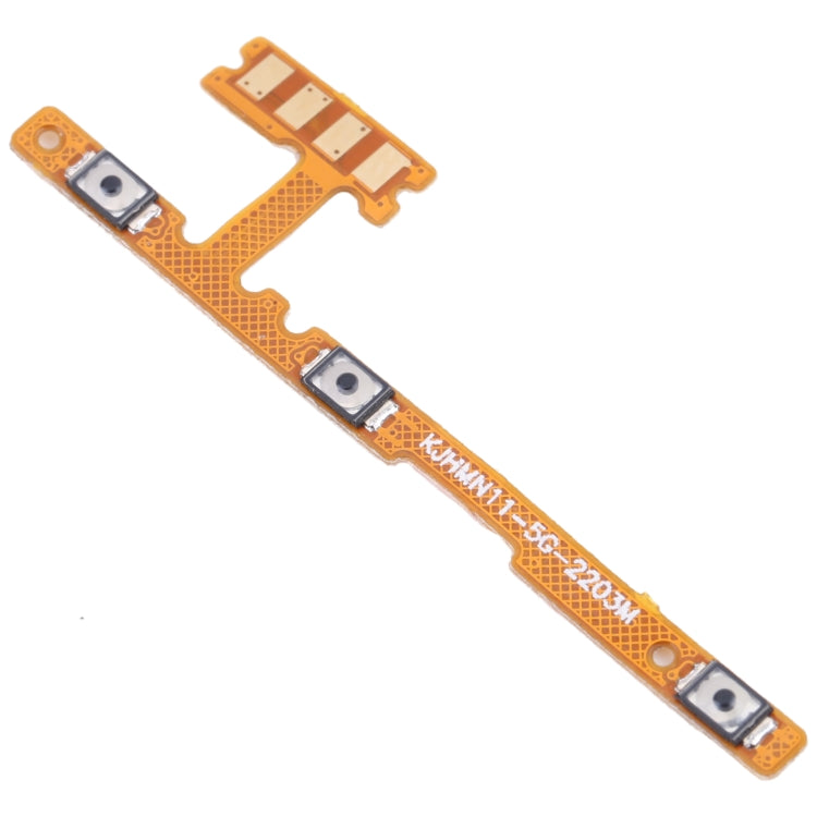 Power Button & Volume Button Flex Cable for Xiaomi Redmi Note 11 (China) 21091116AC / Redmi Note 11T 5G 21091116AI, For Xiaomi Redmi Note 11