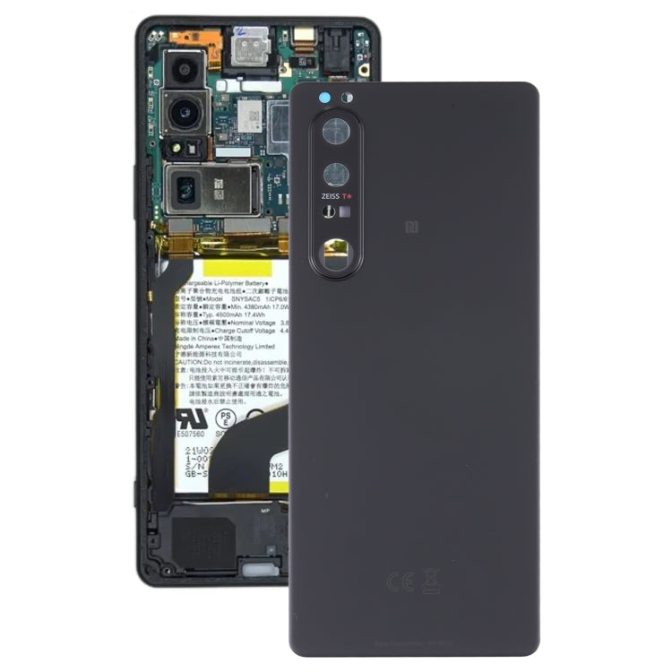 Original Back Battery Cover with Camera Lens for Sony Xperia 1 III, For Sony Xperia 1 III, For Sony Xperia 1 III(Original)