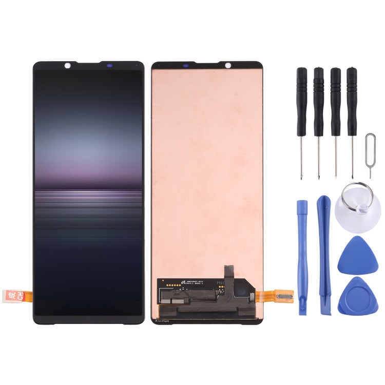 LCD Screen and Digitizer Full Assembly for Sony Xperia 1 II, For Sony Xperia 1 II