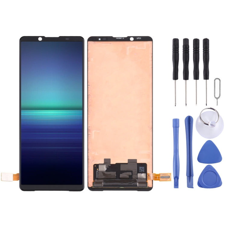 LCD Screen and Digitizer Full Assembly for Sony Xperia 5 II, For Sony Xperia 5 II