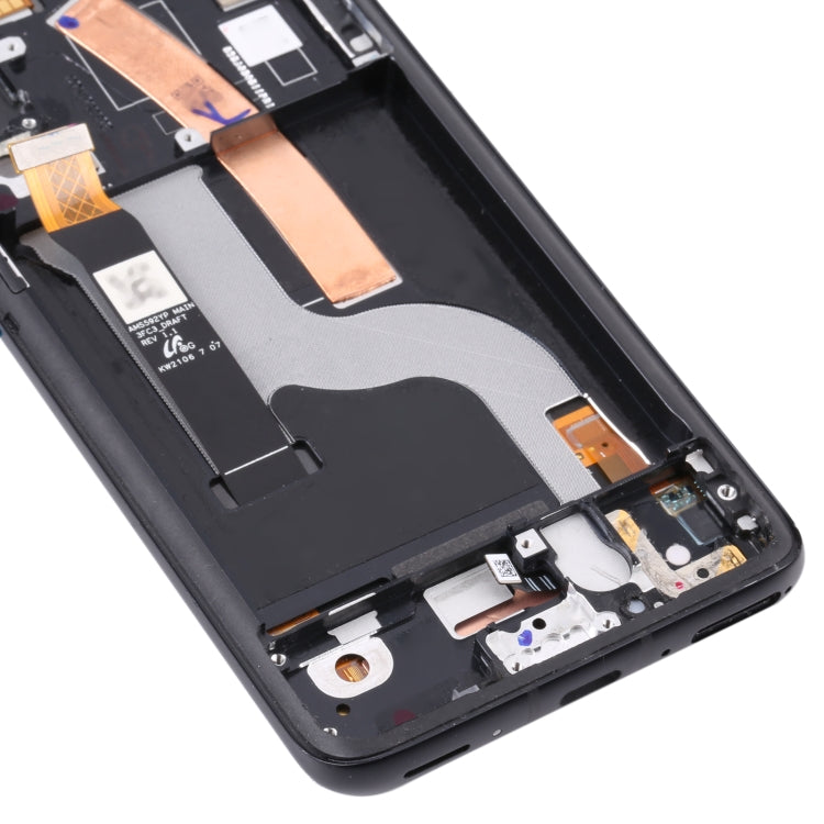 Schermo LCD in materiale AMOLED e digitalizzatore assemblaggio completo con cornice per Asus Zenfone 8 ZS590KS, For Asus Zenfone 8