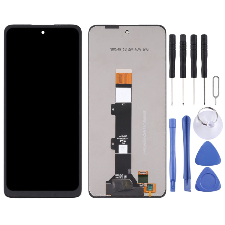 LCD Screen and Digitizer Full Assembly for Motorola Moto G22, For Motorola Moto G22