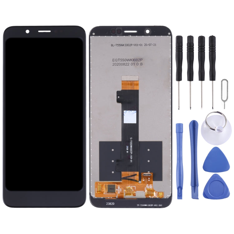 LCD Screen and Digitizer Full Assembly for Nokia 2 V Tella/C2 Tava/C2 Tennen, For Nokia 2 V Tella/C2 Tava/C2 Tennen