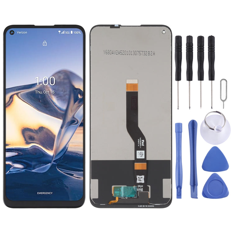 LCD Screen and Digitizer Full Assembly for Nokia 8 V 5G UW, For Nokia 8 V 5G UW