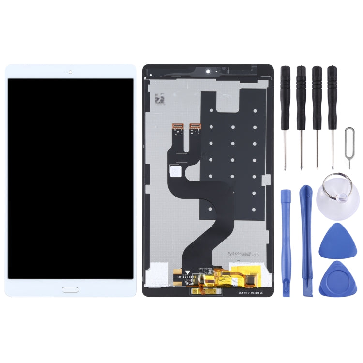 Schermo LCD originale e digitalizzatore assemblaggio completo con impronta digitale per Huawei MediaPad M3 8.4 BTV-W09/BTV-DL09, For Huawei MediaPad M3