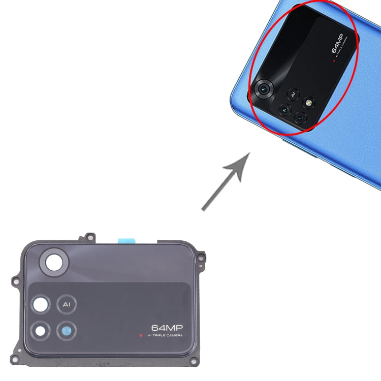 Camera Lens Cover for Xiaomi Poco M4 Pro 4G MZB0B5VIN 2201117PI, For Xiaomi Poco M4 Pro 4G