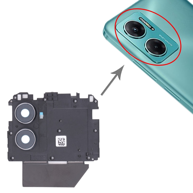 Rear Camera Lens Frame For Xiaomi Redmi Note 11e, For Xiaomi Redmi Note 11e