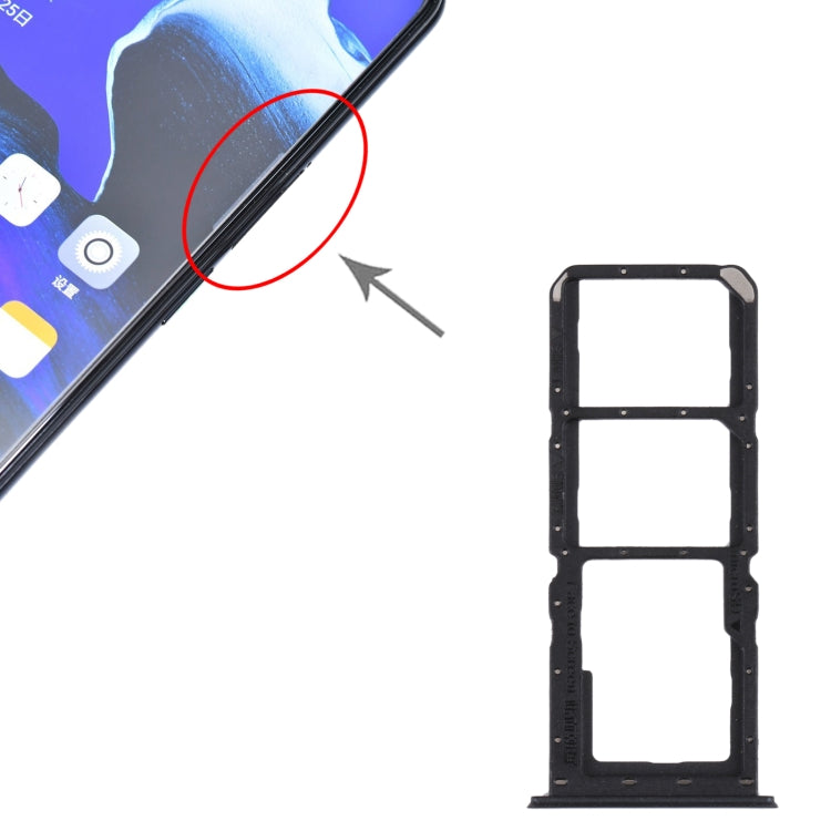 For OPPO Reno2 Z/Reno2 F SIM Card Tray + SIM Card Tray + Micro SD Card Tray, For OPPO Reno2 Z/Reno2 F