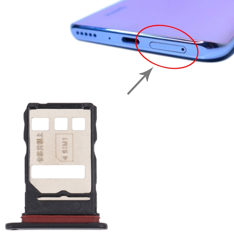 SIM Card Tray + SIM/NM Card Tray for Huawei Y9a, For Huawei Y9a