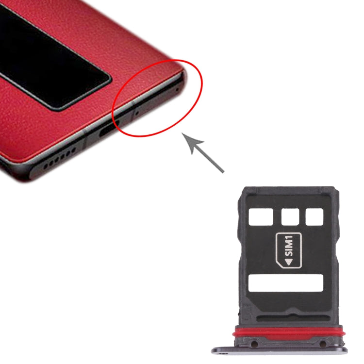 SIM Card Tray + NM Card Tray for Huawei Mate 30 RS Porsche Design, For Huawei Mate 30 RS Porsche Design