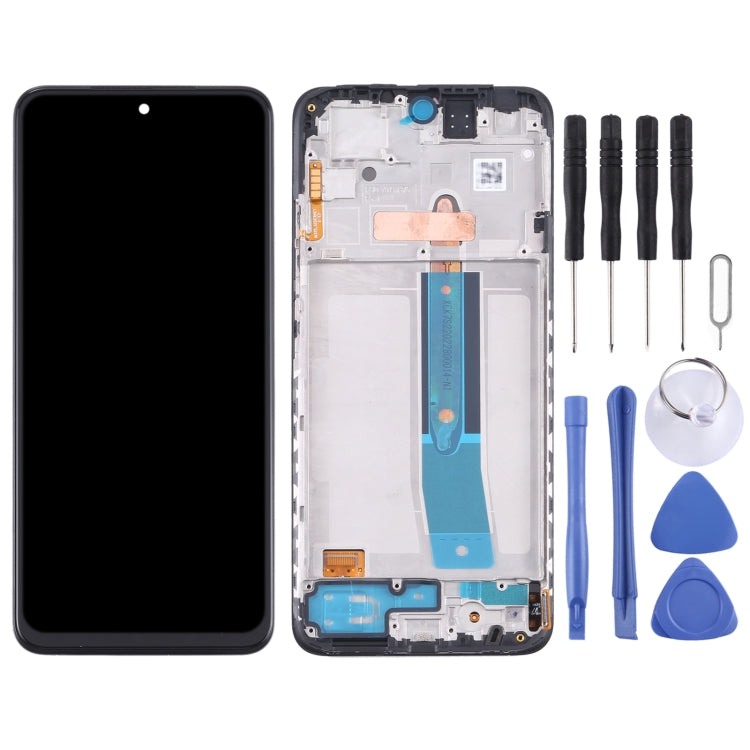 Original AMOLED LCD Screen and Digitizer Full Assembly with Frame for Xiaomi Redmi Note 11 4G 2201117TG, For Xiaomi Redmi Note 11 4G 2201117TG (Original)