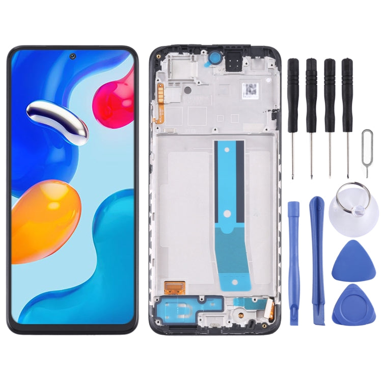 Original LCD Screen and Digitizer Full Assembly with Frame for Xiaomi Redmi Note 11S 4G/Poco M4 Pro, For Xiaomi Redmi Note 11S 4G/Poco M4 Pro (Original)