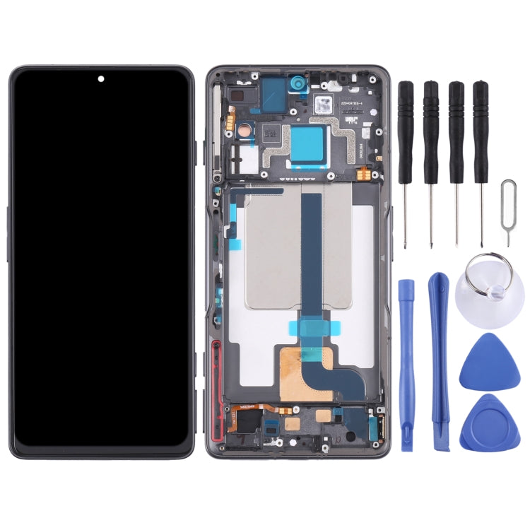 Original LCD Screen and Digitizer Full Assembly with Frame for Xiaomi Redmi K50 Gaming/Poco F4 GT, For Xiaomi Redmi K50 Gaming/Poco F4 GT(Original)