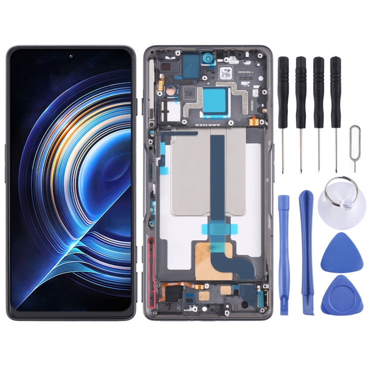 Schermo LCD originale con cornice per Xiaomi Redmi K50 Gaming