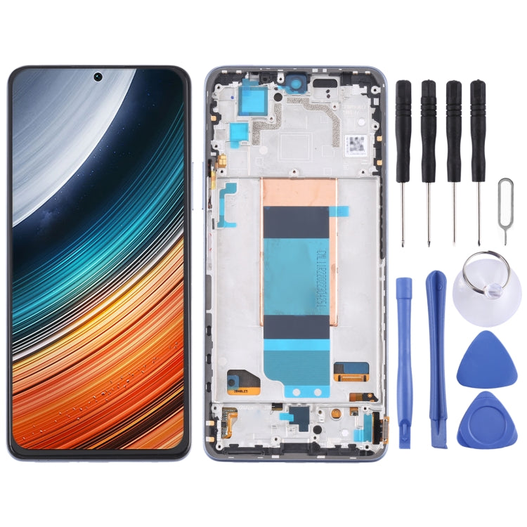 Original LCD Screen and Digitizer Full Assembly with Frame for Xiaomi Redmi K40S, For Xiaomi Redmi K40S (Original)