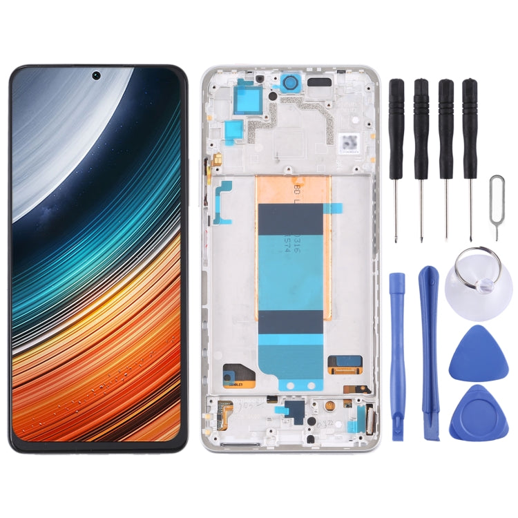 Original LCD Screen and Digitizer Full Assembly with Frame for Xiaomi Redmi K40S, For Xiaomi Redmi K40S (Original)