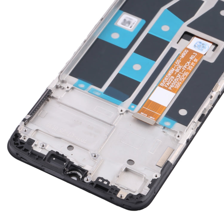 Schermo LCD e digitalizzatore assemblaggio completo con cornice per OPPO A16 / A16s / A54S, For OPPO A16 / A16s / A54S