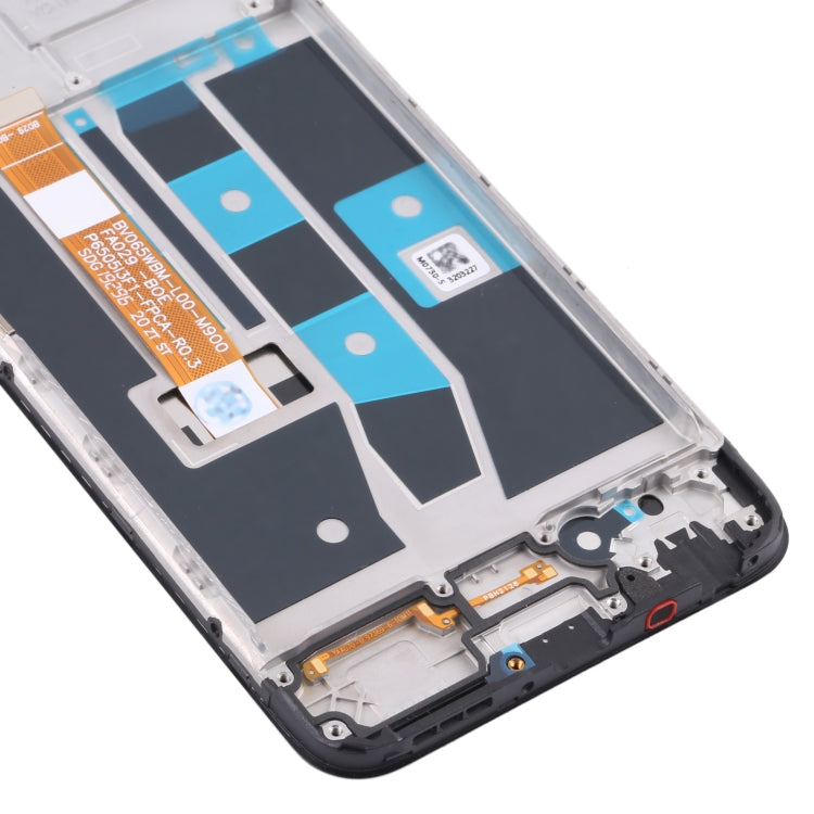 Schermo LCD e digitalizzatore assemblaggio completo con cornice per OPPO A16 / A16s / A54S, For OPPO A16 / A16s / A54S