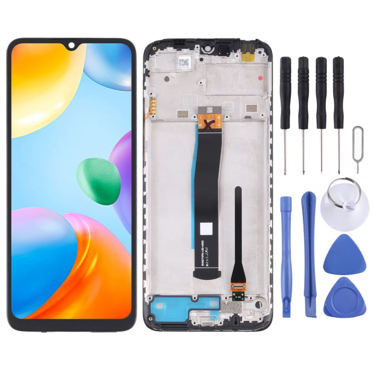 Original LCD Screen and Digitizer Full Assembly with Frame for Xiaomi Redmi 10C/Redmi 10 India/Poco C40, For Xiaomi Redmi 10C/Redmi 10 India/Poco C40(Original)