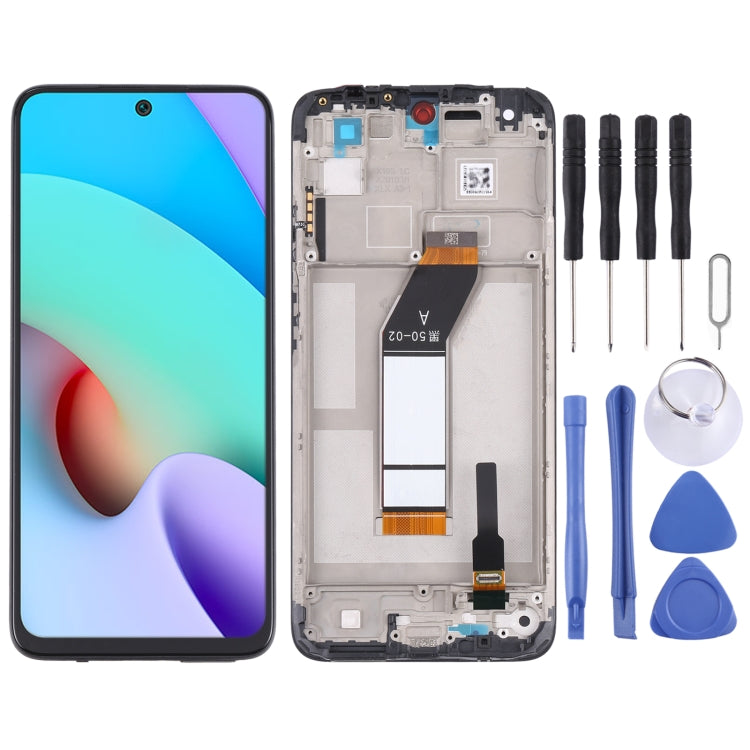 Original LCD Screen and Digitizer Full Assembly with Frame for Xiaomi Redmi Note 11 4G 21121119SC, For Xiaomi Redmi Note 11 4G 21121119SC (Original)