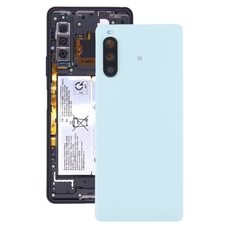 Original Back Battery Cover with Fingerprint for Sony Xperia 10 II, For Sony Xperia 10 II