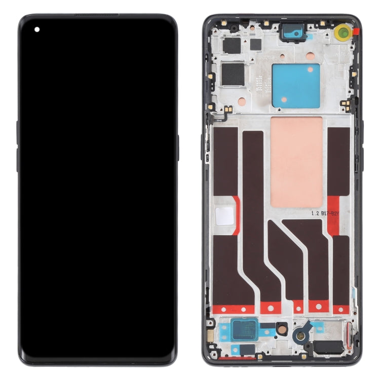 Original LCD Screen and Digitizer Full Assembly with Frame for OPPO Reno5 Pro 5G, For OPPO Reno5 Pro 5G