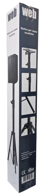Stativo per cassa acustica nero 190cm 8053323556497 SPS502